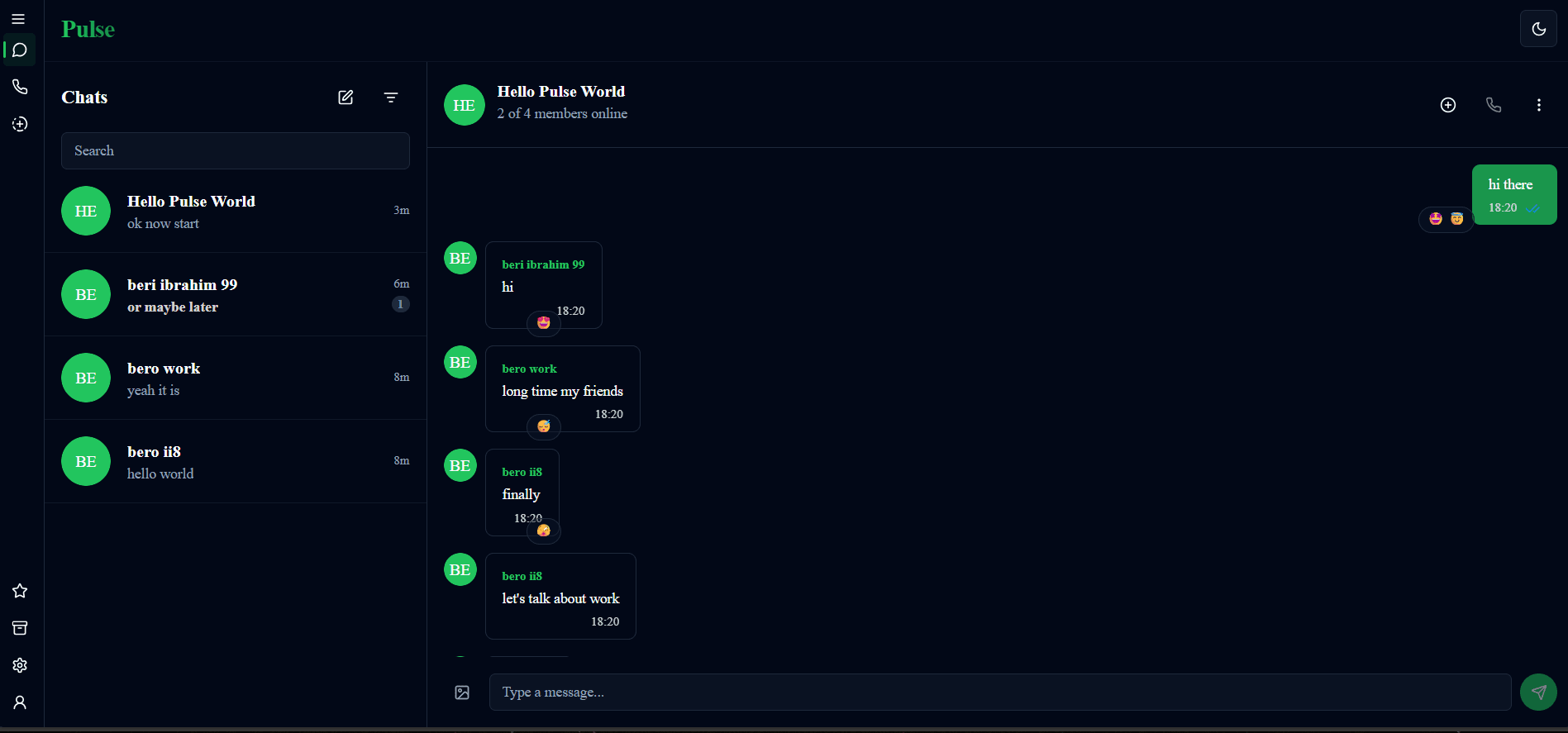 NexTap project-dark screen